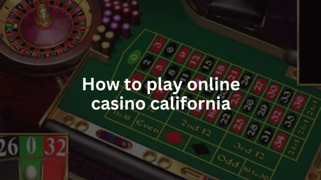 online casino california