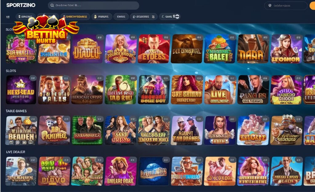 sportzino casino login